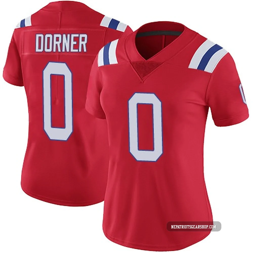 Cameron Dorner ＃0 New England Patriots Limited Vapor Untouchable Alternate Jersey - Women's Red