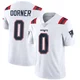 Cameron Dorner ＃0 New England Patriots Limited Vapor Untouchable Jersey - Men's White