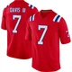 Carlton Davis III ＃7 New England Patriots Game Alternate Jersey - Men's Red