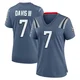 Carlton Davis III ＃7 New England Patriots Game Storm 2025 Rivalries Collection Jersey - Women's Blue