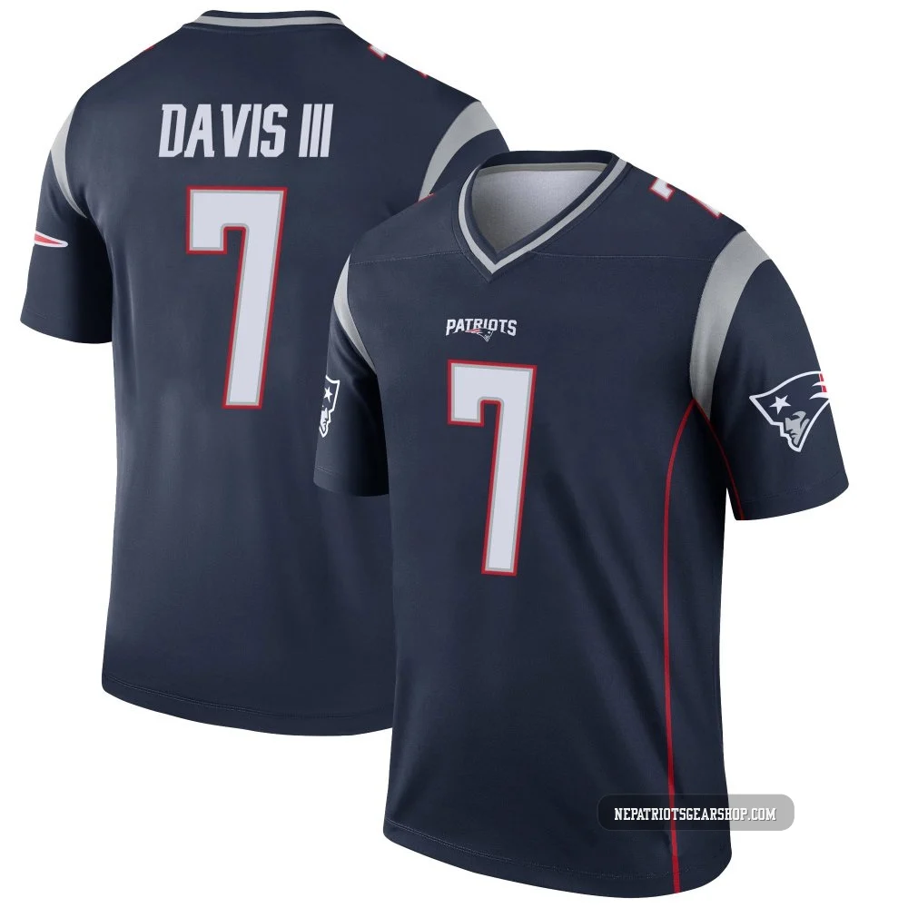 Carlton Davis III ＃7 New England Patriots Legend Jersey - Youth Navy