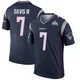 Carlton Davis III ＃7 New England Patriots Legend Super Bowl LX Patch Jersey - Youth Navy