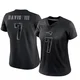 Carlton Davis III ＃7 New England Patriots Limited Reflective Jersey - Women's Black