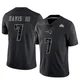 Carlton Davis III ＃7 New England Patriots Limited Reflective Super Bowl LX Patch Jersey - Youth Black