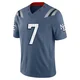 Carlton Davis III ＃7 New England Patriots Limited Storm 2025 Rivalries Collection Jersey - Men's Blue