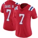 Carlton Davis III ＃7 New England Patriots Limited Vapor Untouchable Alternate Jersey - Women's Red