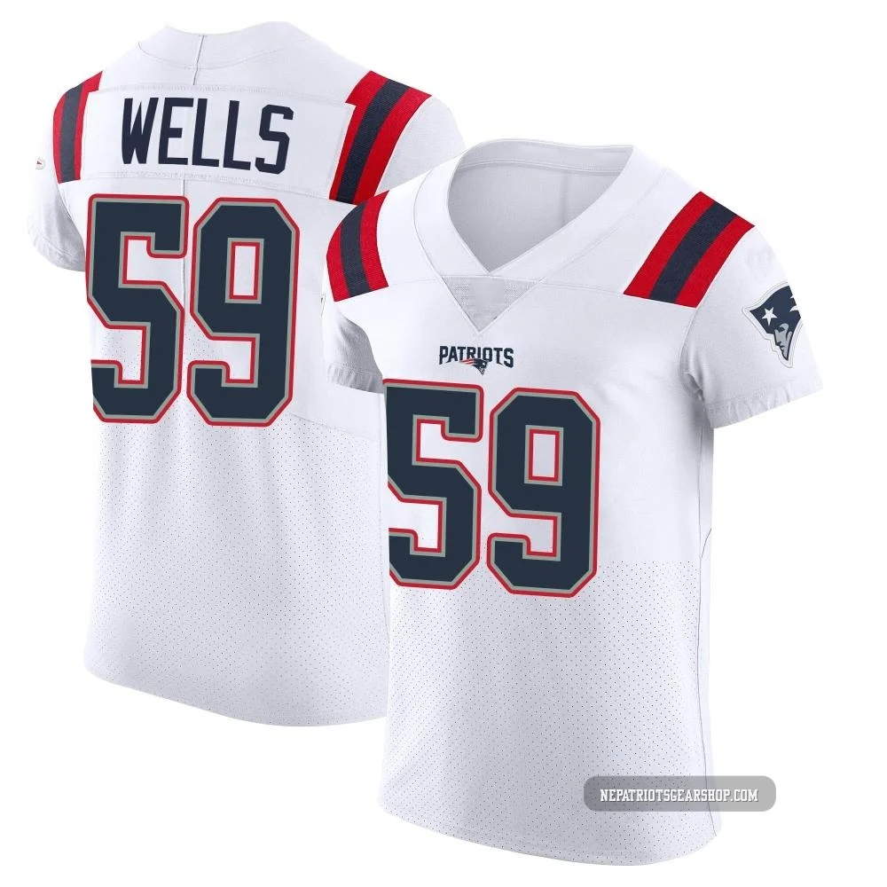 Carson Wells ＃59 New England Patriots Elite Vapor Untouchable Jersey - Men's White