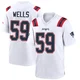 Carson Wells ＃59 New England Patriots Game Jersey - Youth White