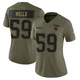 Carson Wells ＃59 New England Patriots Limited 2025 Salute to Service Jersey - Women's Olive