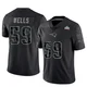 Carson Wells ＃59 New England Patriots Limited Reflective Super Bowl LX Patch Jersey - Youth Black