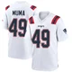 Chad Muma ＃49 New England Patriots Game Jersey - Men's White