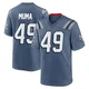 Chad Muma ＃49 New England Patriots Game Storm 2025 Rivalries Collection Jersey - Youth Blue