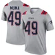 Chad Muma ＃49 New England Patriots Legend Inverted Jersey - Youth Gray