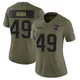 Chad Muma ＃49 New England Patriots Limited 2025 Salute to Service Jersey - Women's Olive