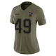 Chad Muma ＃49 New England Patriots Limited 2025 Salute to Service Jersey - Women's Olive