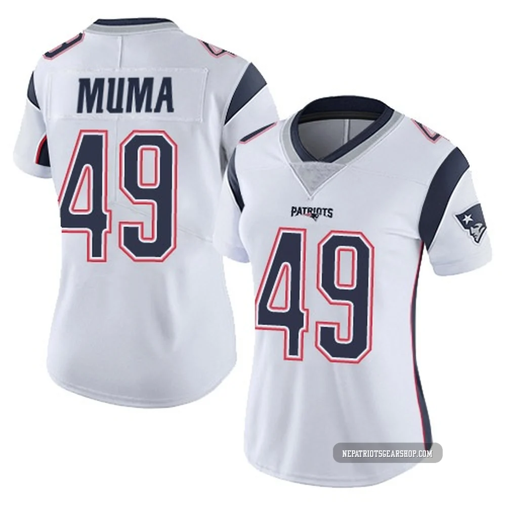 Chad Muma ＃49 New England Patriots Limited Vapor Untouchable Jersey - Women's White
