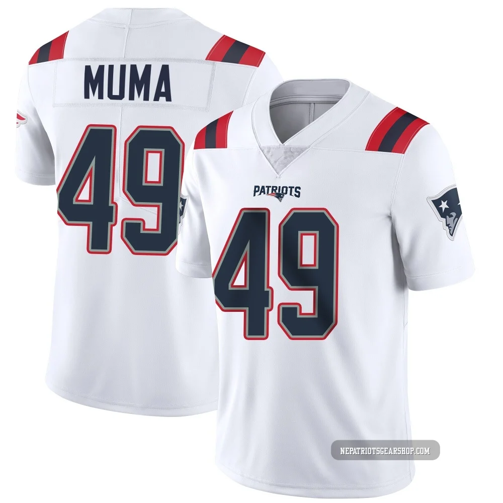 Chad Muma ＃49 New England Patriots Limited Vapor Untouchable Jersey - Youth White