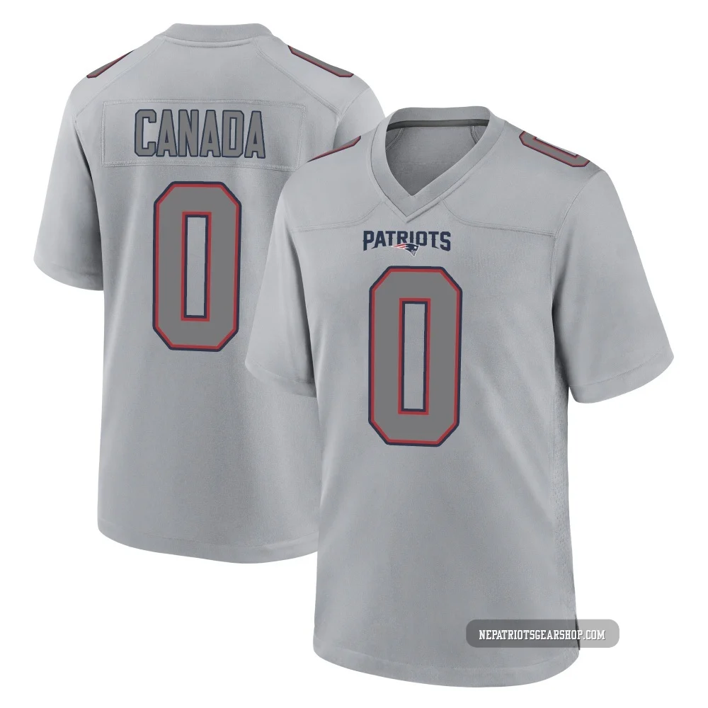 Channing Canada ＃0 New England Patriots Game Silver Atmosphere Fashion Jersey - Men's
