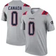 Channing Canada ＃0 New England Patriots Legend Inverted Jersey - Youth Gray