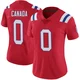 Channing Canada ＃0 New England Patriots Limited Vapor Untouchable Alternate Jersey - Women's Red