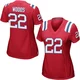 Charles Woods ＃22 New England Patriots Game Alternate Jersey - Women's Red