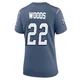 Charles Woods ＃22 New England Patriots Game Storm 2025 Rivalries Collection Jersey - Women's Blue