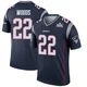 Charles Woods ＃22 New England Patriots Legend Super Bowl LX Patch Jersey - Men's Navy