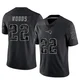 Charles Woods ＃22 New England Patriots Limited Reflective Jersey - Youth Black