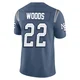 Charles Woods ＃22 New England Patriots Limited Storm 2025 Rivalries Collection Jersey - Men's Blue
