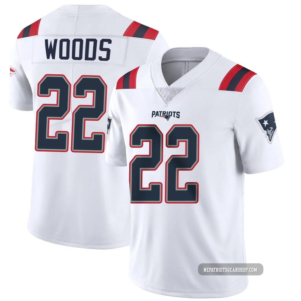 Charles Woods ＃22 New England Patriots Limited Vapor Untouchable Jersey - Men's White