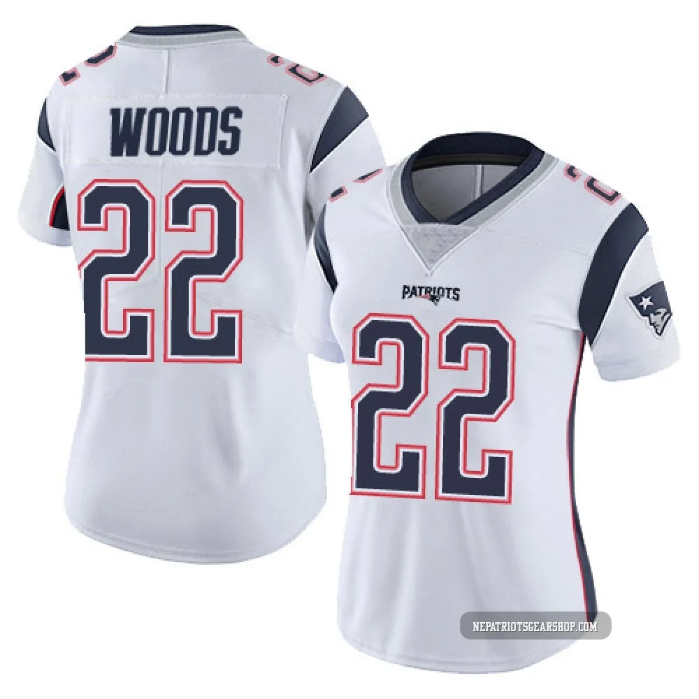 Charles Woods ＃22 New England Patriots Limited Vapor Untouchable Jersey - Women's White