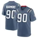 Christian Barmore ＃90 New England Patriots Game Storm 2025 Rivalries Collection Jersey - Men's Blue