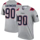Christian Barmore ＃90 New England Patriots Legend Inverted Jersey - Men's Gray