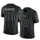 Christian Barmore ＃90 New England Patriots Limited Reflective Jersey - Youth Black