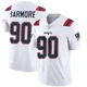 Christian Barmore ＃90 New England Patriots Limited Vapor Untouchable Jersey - Men's White