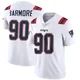 Christian Barmore ＃90 New England Patriots Limited Vapor Untouchable Jersey - Youth White