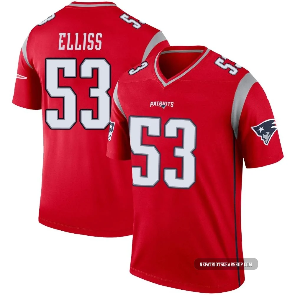 Christian Elliss ＃53 New England Patriots Legend Inverted Jersey - Youth Red