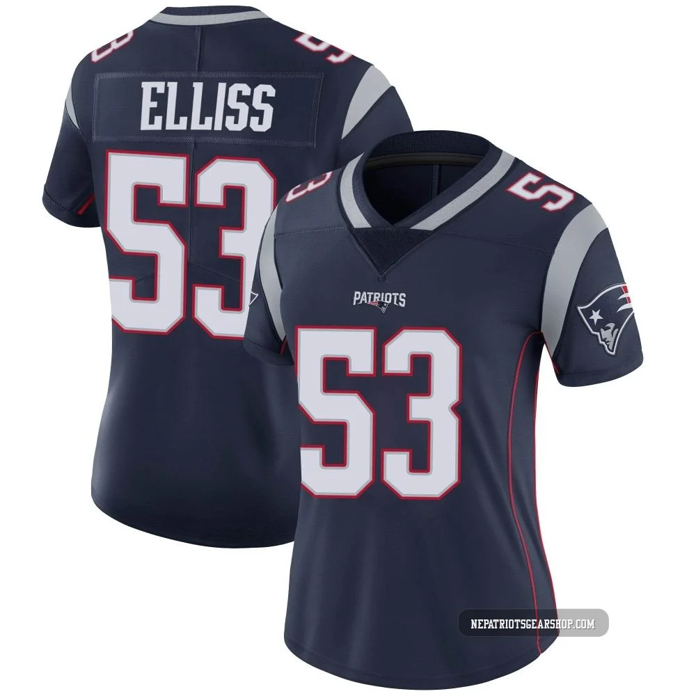 Christian Elliss ＃53 New England Patriots Limited Team Color Vapor Untouchable Jersey - Women's Navy