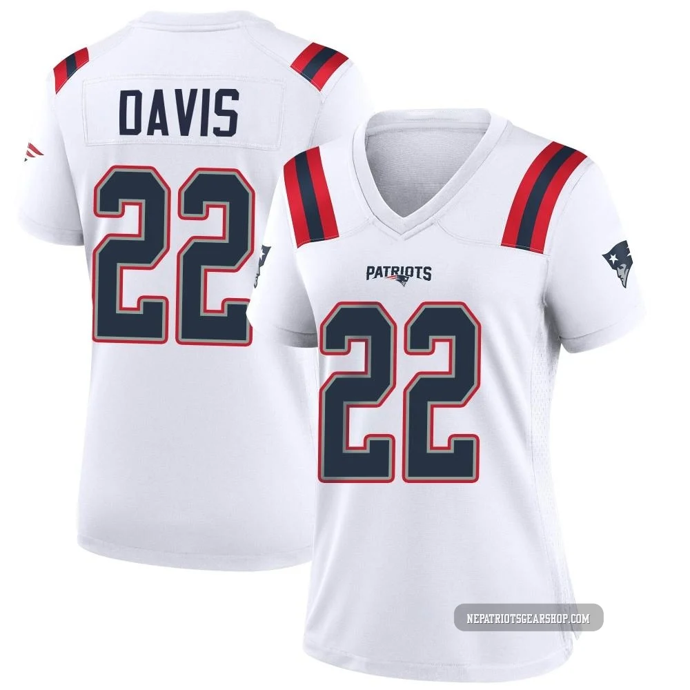 Cody Davis ＃22 New England Patriots Game Jersey - Women's White
