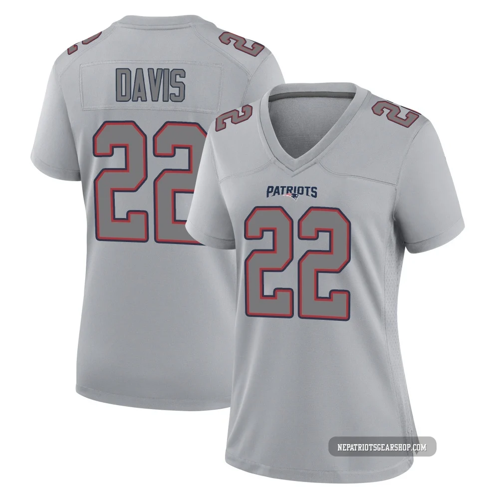 Cody Davis ＃22 New England Patriots Game Silver Atmosphere Fashion Jersey - Women's
