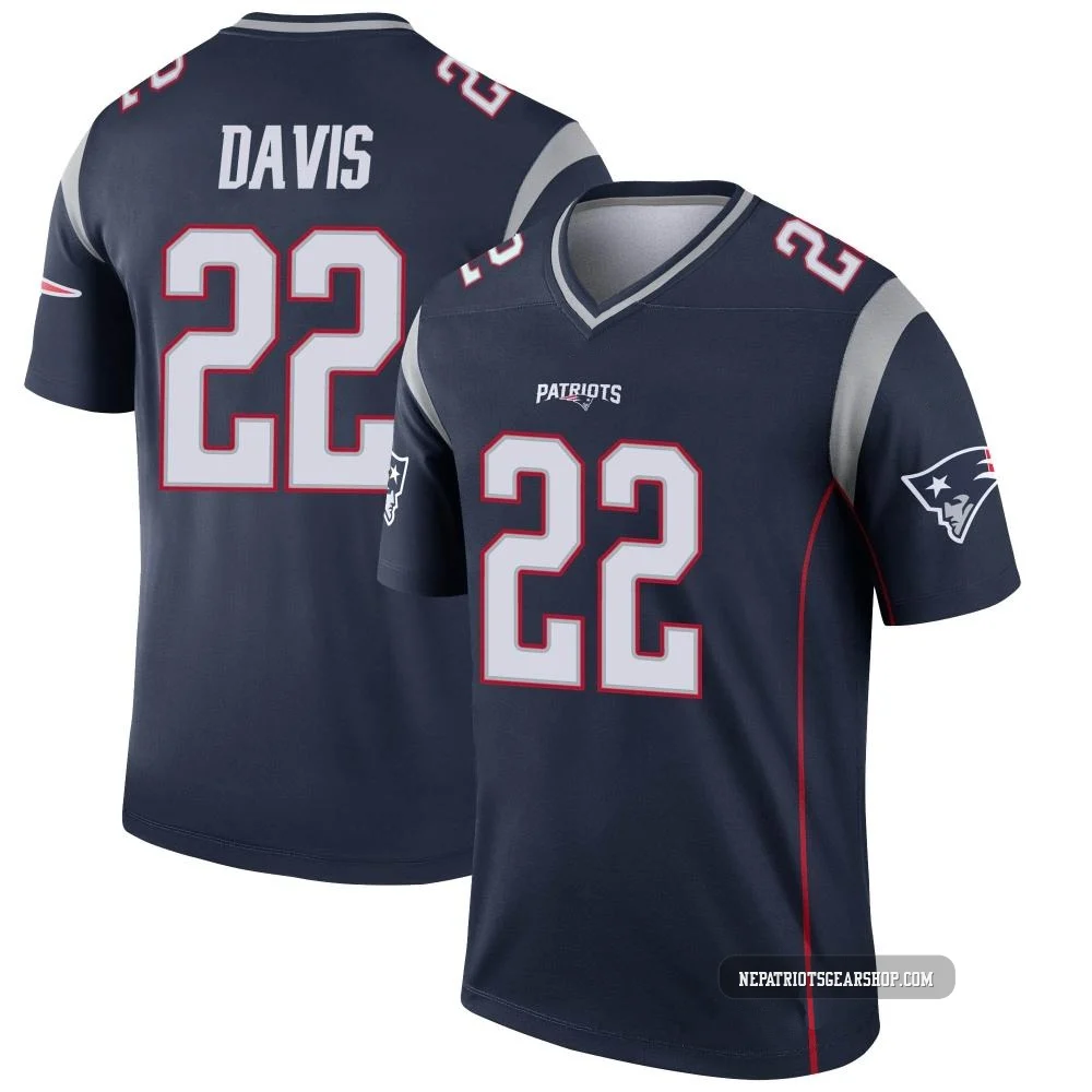 Cody Davis ＃22 New England Patriots Legend Jersey - Youth Navy