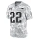 Cody Davis ＃22 New England Patriots Limited 2024 Salute to Service Jersey - Men's Arctic Camo
