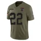 Cody Davis ＃22 New England Patriots Limited 2025 Salute to Service Jersey - Men's Olive