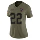 Cody Davis ＃22 New England Patriots Limited 2025 Salute to Service Jersey - Women's Olive