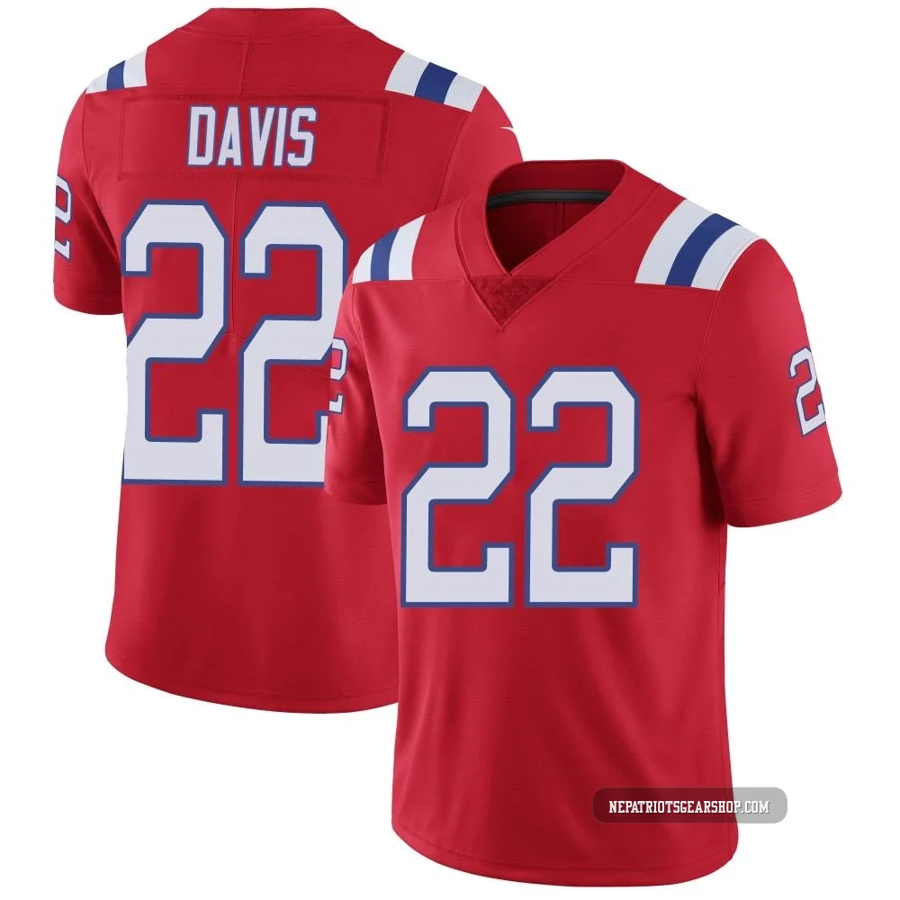 Cody Davis ＃22 New England Patriots Limited Vapor Untouchable Alternate Jersey - Youth Red