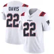 Cody Davis ＃22 New England Patriots Limited Vapor Untouchable Jersey - Men's White