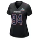 Cory Durden ＃94 New England Patriots Game Carbon Fashion Super Bowl LX Patch Jersey - Women's Black