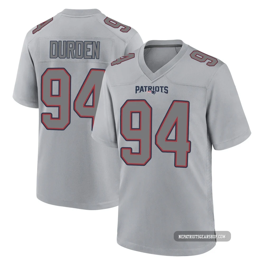 Cory Durden ＃94 New England Patriots Game Silver Atmosphere Fashion Jersey - Youth