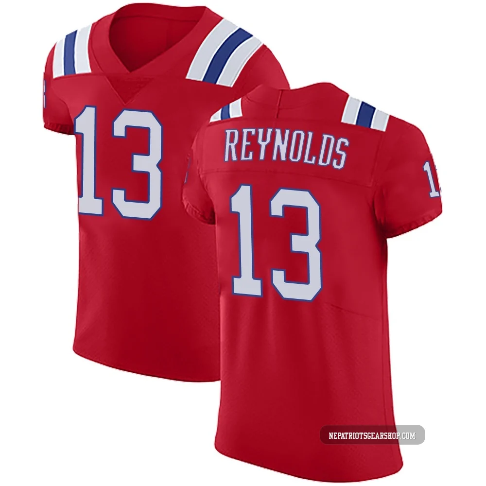 Craig Reynolds ＃13 New England Patriots Elite Vapor Untouchable Alternate Jersey - Men's Red