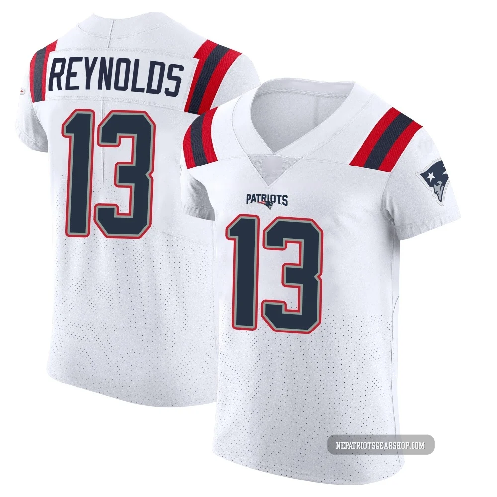 Craig Reynolds ＃13 New England Patriots Elite Vapor Untouchable Jersey - Men's White